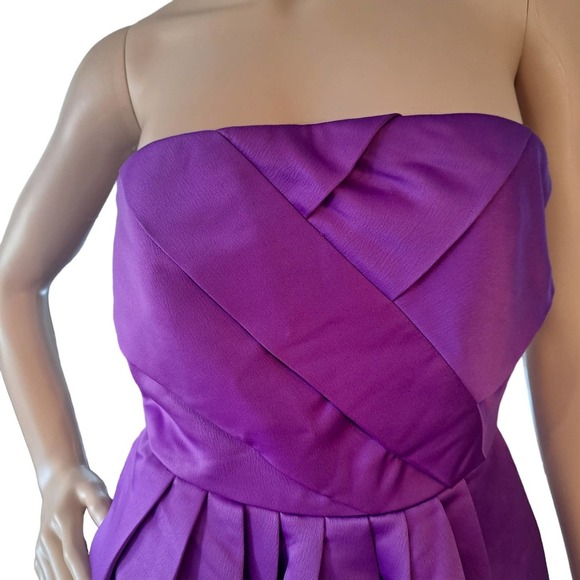 Armani Exchange NEW Dress Size 2 Strapless Tube Bubble Mini Dress - Picture 8 of 11